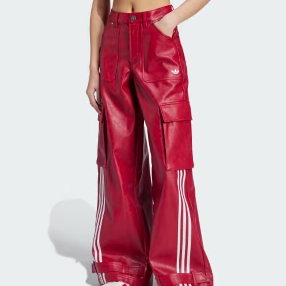 Adidas Adilenium Season 3 Vintage Faux Leather Pants - Picture 4 of 4